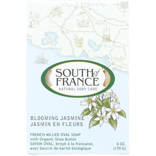 South Of France Bar Soap - Blooming Jasmine - 6 oz - 1 each (Pack of 4) Beauty & Personal Care Kirk's Natural, LLC