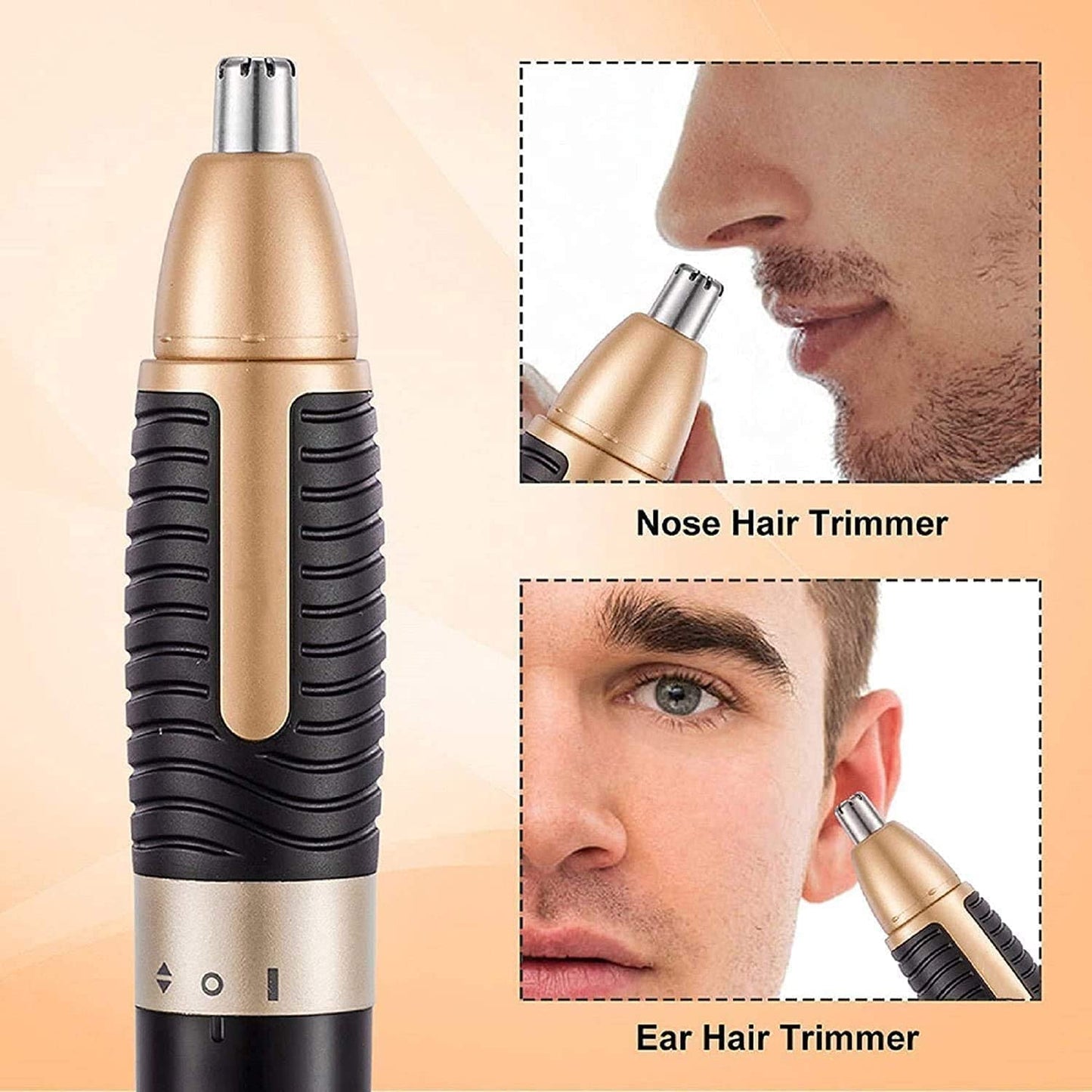 LEONYS Nose Hair Trimmer, Ear and Nose Trimmer, Electric Professional Eyebrow Trimmer, Nose Hair Remover with Removable Cutter Head for Men and Women Beauty and Personal Care LEONYS