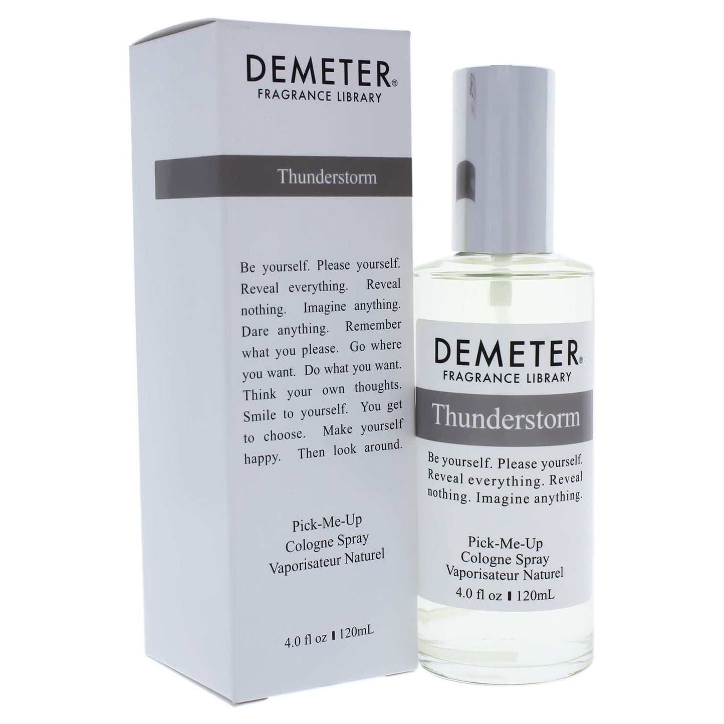 Demeter Cologne Spray for Unisex, Thunderstorm, 4 Ounce Beauty & Personal Care DEMETER