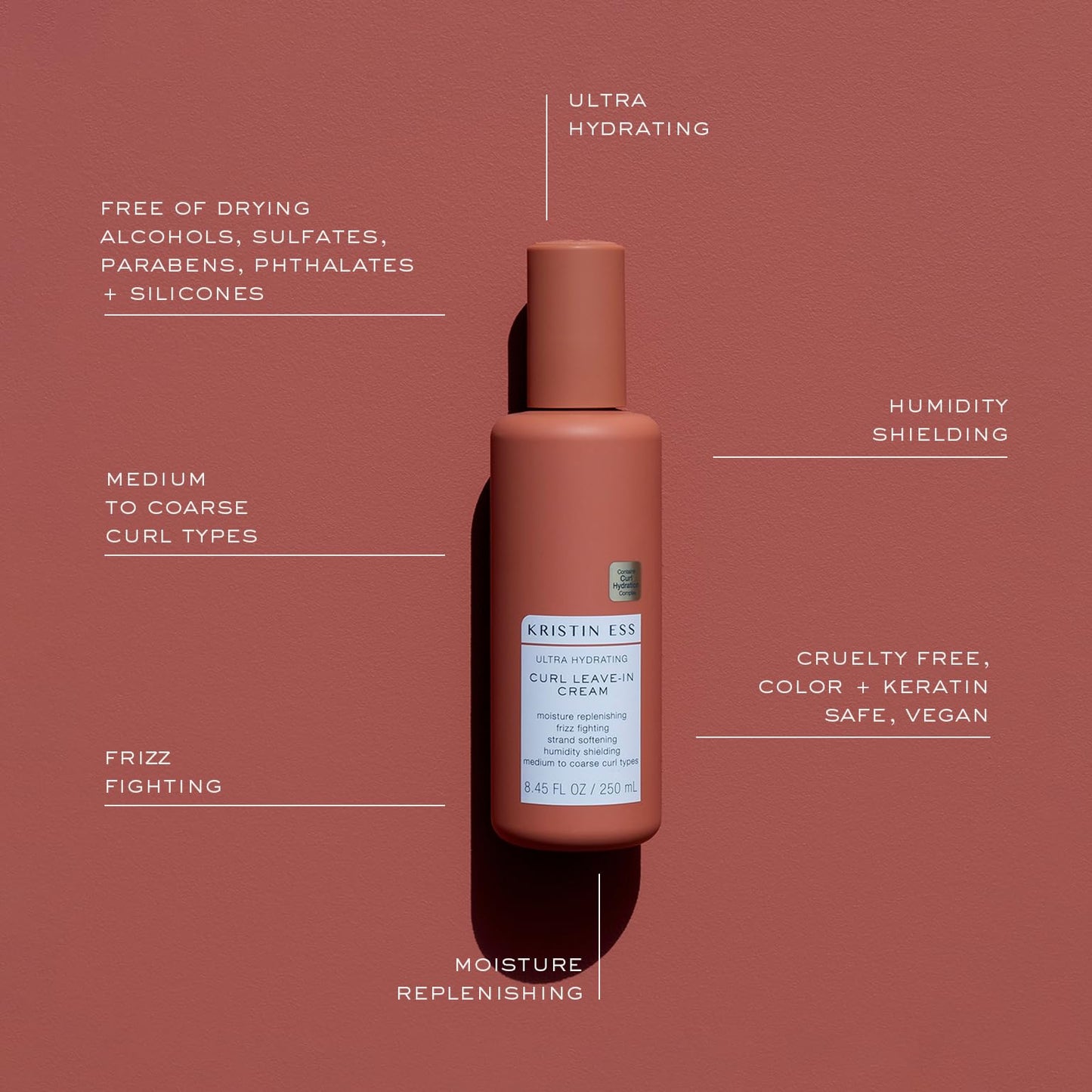 Kristin Ess Curl Regimen Bundle - Moisture Rich Curl Shampoo and Conditioner + Ultra Hydrating Curl Leave-In Cream, Vegan, Sulfate, Paraben Beauty & Personal Care Kristin Ess