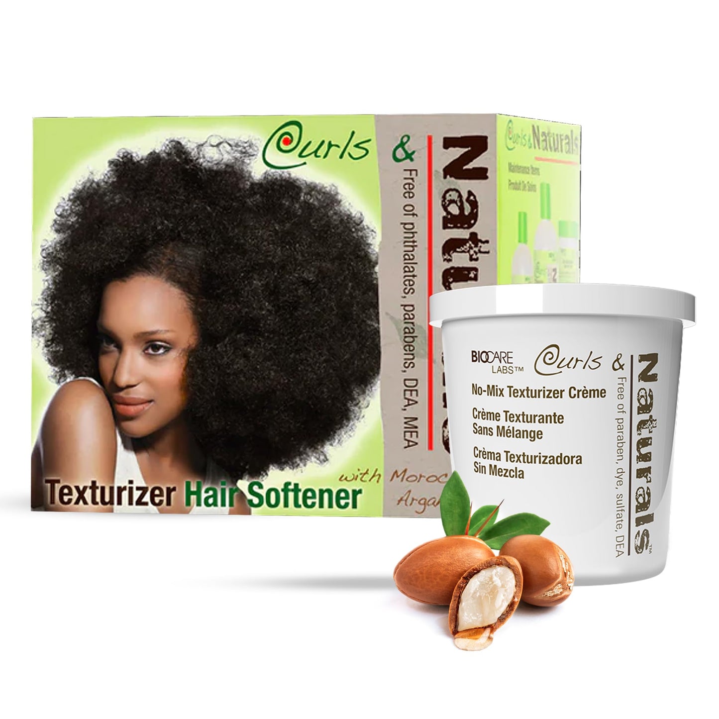 Curls & Naturals Texturizer Hair Softener with Moroccan Argan Oil Beauty & Personal Care Curls & Naturals