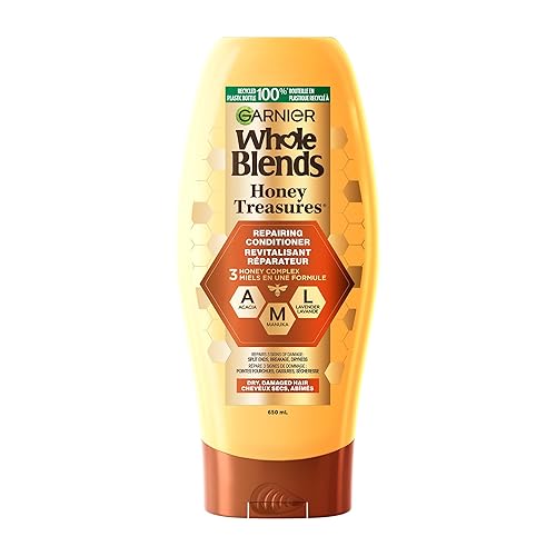 Garnier Whole Blends Repairing Conditioner Honey Treasures, Damaged Hair, 22 fl; oz. Beauty & Personal Care Garnier