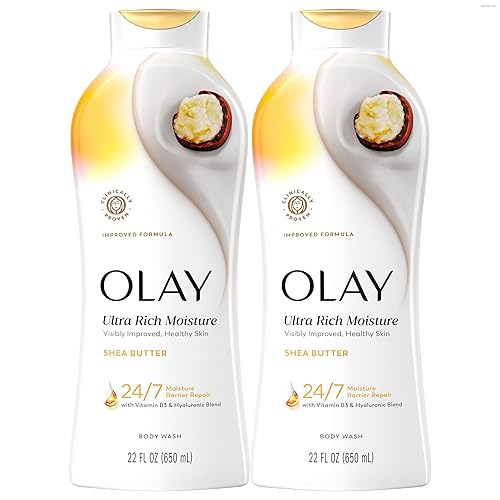 Olay Body Wash for Women, Ultra Moisture, 24/7 Moisture Barrier Repair, Hydrating Formula for Healthy Soft Skin, Vitamin B3 & Hyaluronic Blend, All Beauty & Personal Care Olay