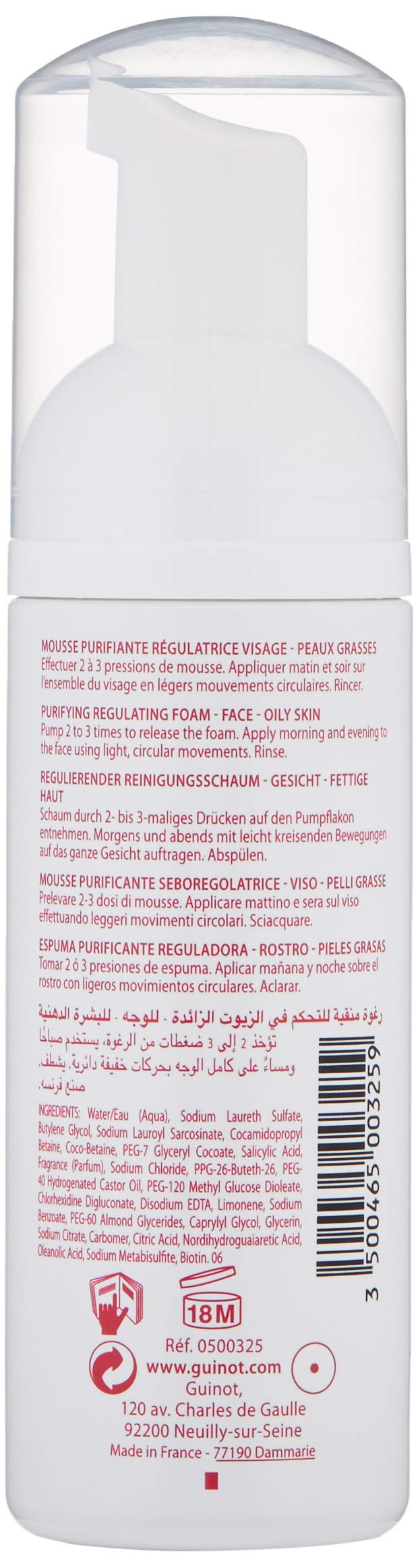 Guinot Microbiotic Cleansing Foam, 5.07 Fl Oz Beauty & Personal Care Guinot