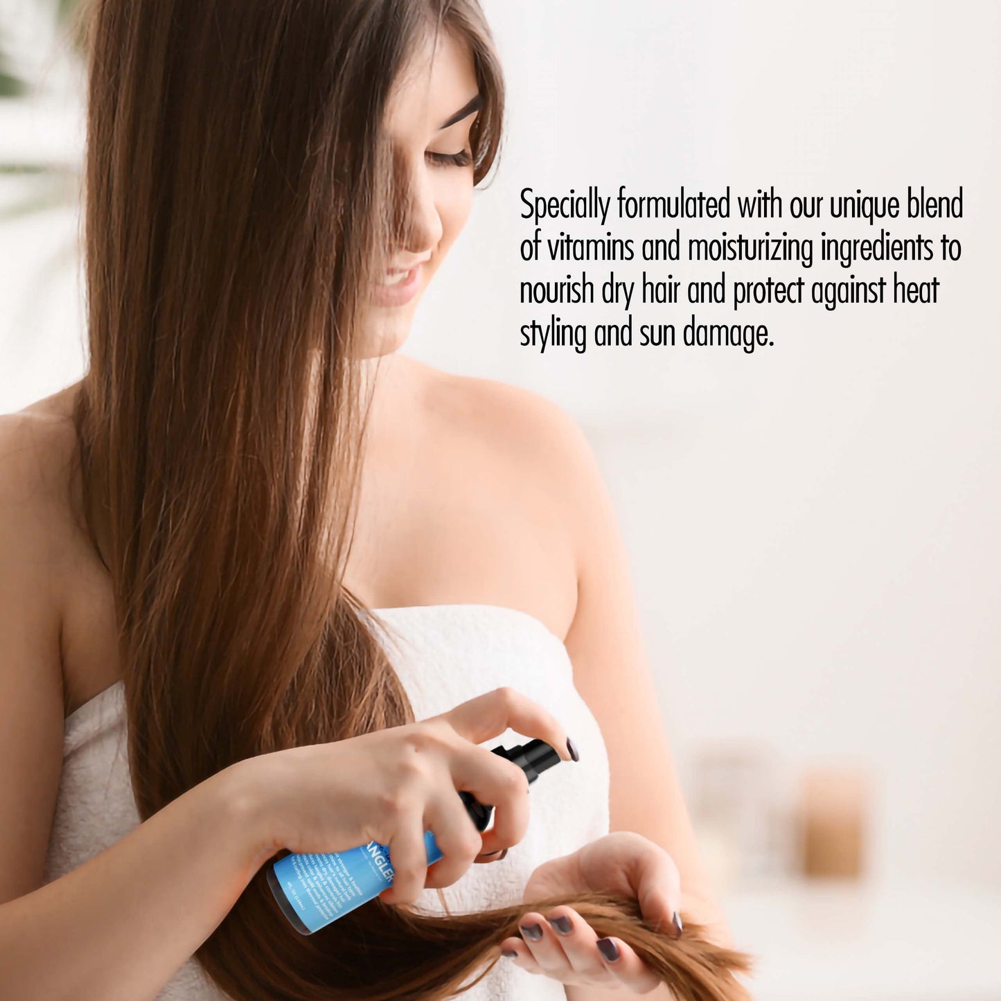 Vital Nurture Hydrate Leave-In Detangler - Adds Instant Shine to Dry and Damaged Hair - Anti-Frizz Detangling Spray with Argan Oil and Aloe Vera Beauty & Personal Care Vital Nurture
