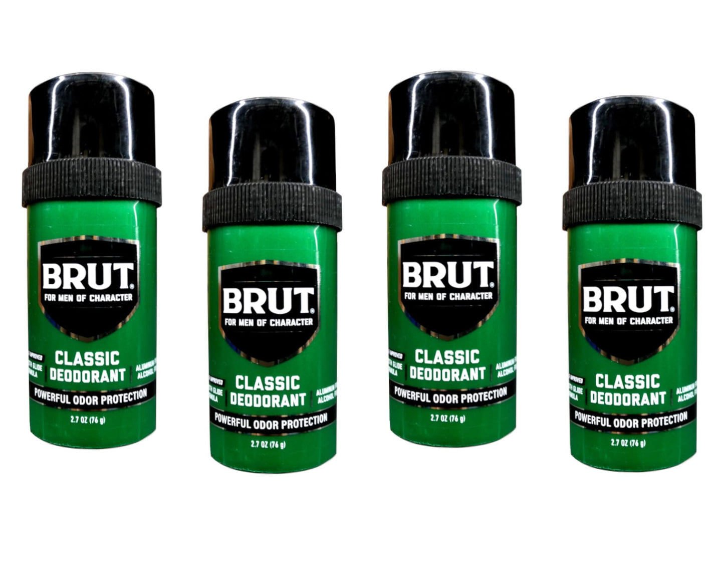 BRUT Classic Round Stick Deodorant 2.7 Ounces (Pack of 4) Beauty and Personal Care Brut