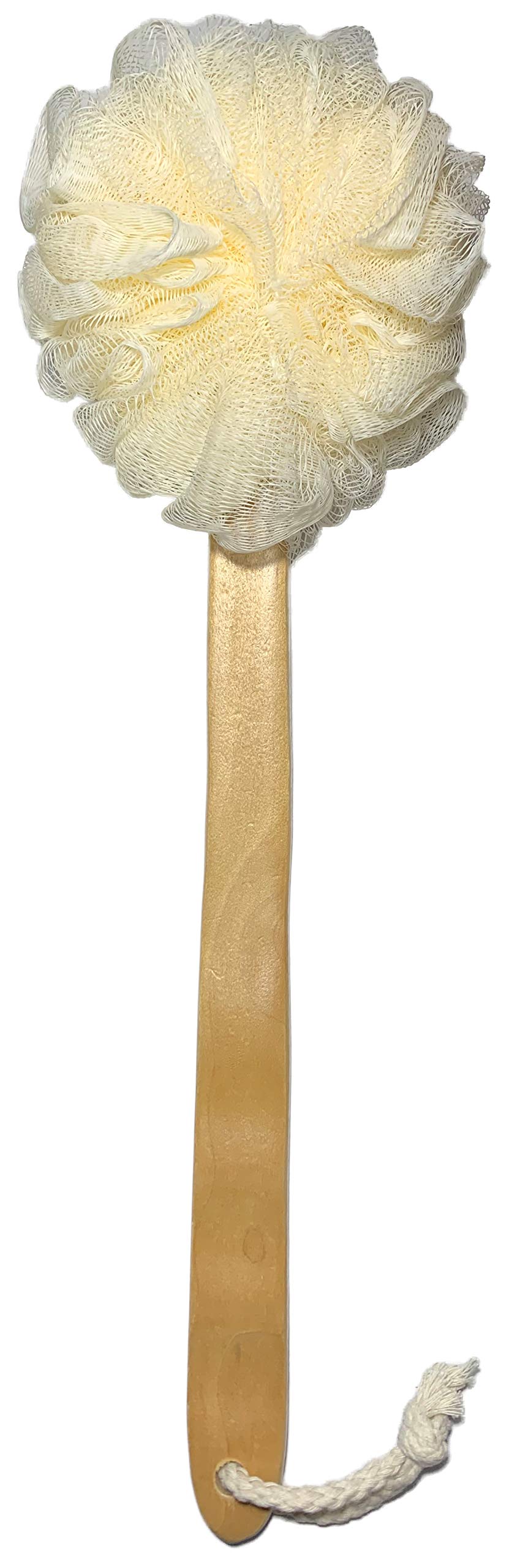3 Pack Exfoliating Loofah luffa loofa Bath Back Brush On a Stick - Long Wooden Handle with Radian is Ergonomic for Men and Women - Shower Sponge Body Beauty & Personal Care Mr.Cui'shop