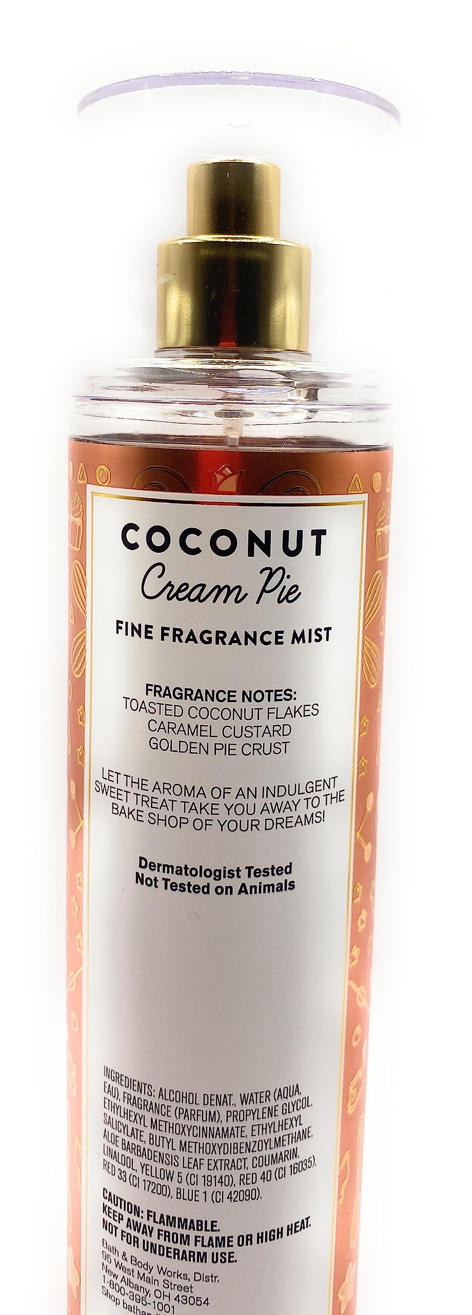 Bath & Body Works Coconut Cream Pie Fine Fragrance Mist 8 Fluid Ounce Spray Beauty & Personal Care Bath & Body Works