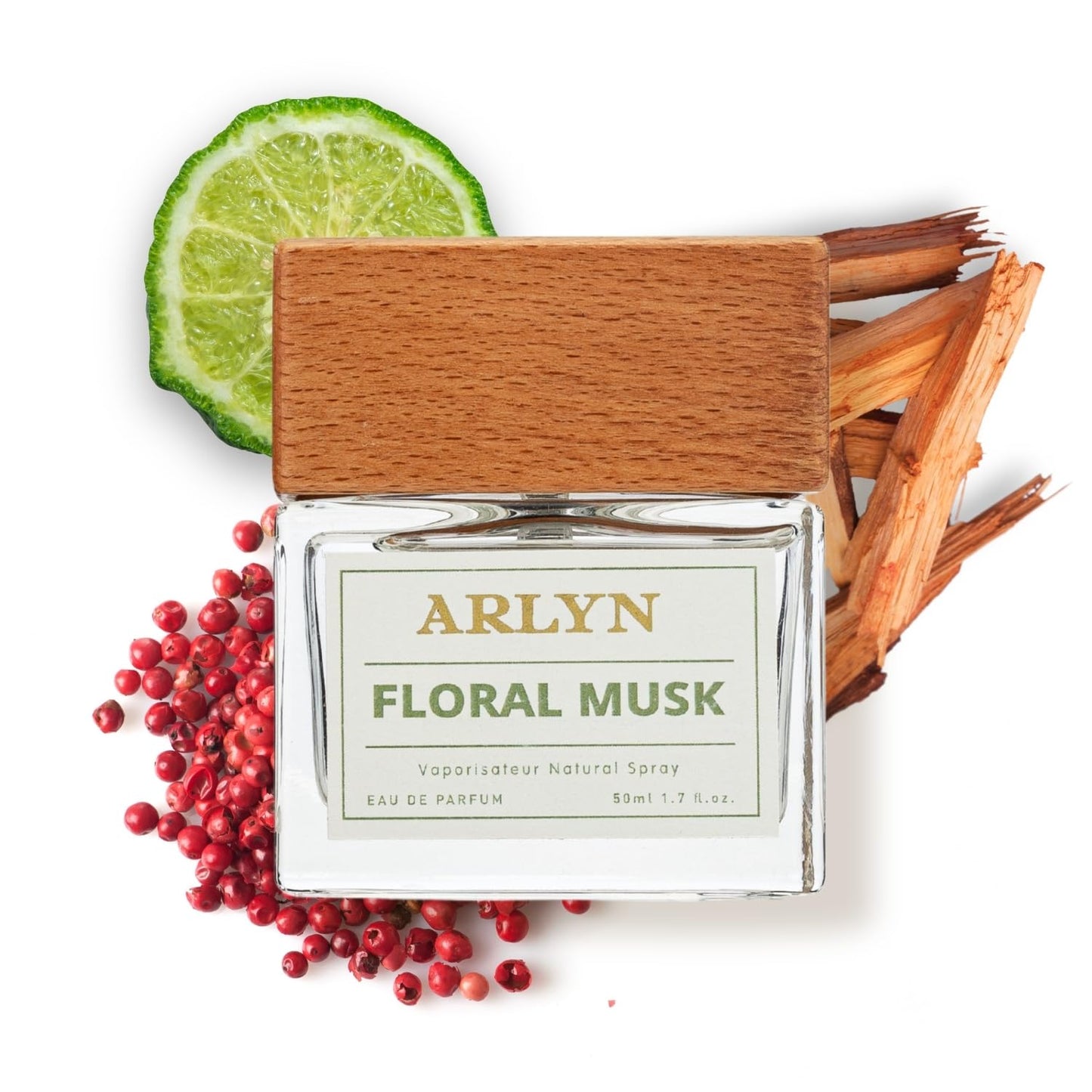 ARLYN Floral Musk Eau De Parfum Inspired by Dyp.tiqu.e F.l.eur De Peau, Long-Lasting Perfume for Men and Women, Vegan & Eco-Conscious with Clean Beauty & Personal Care ARLYN BY BELLEVUE PARFUMS