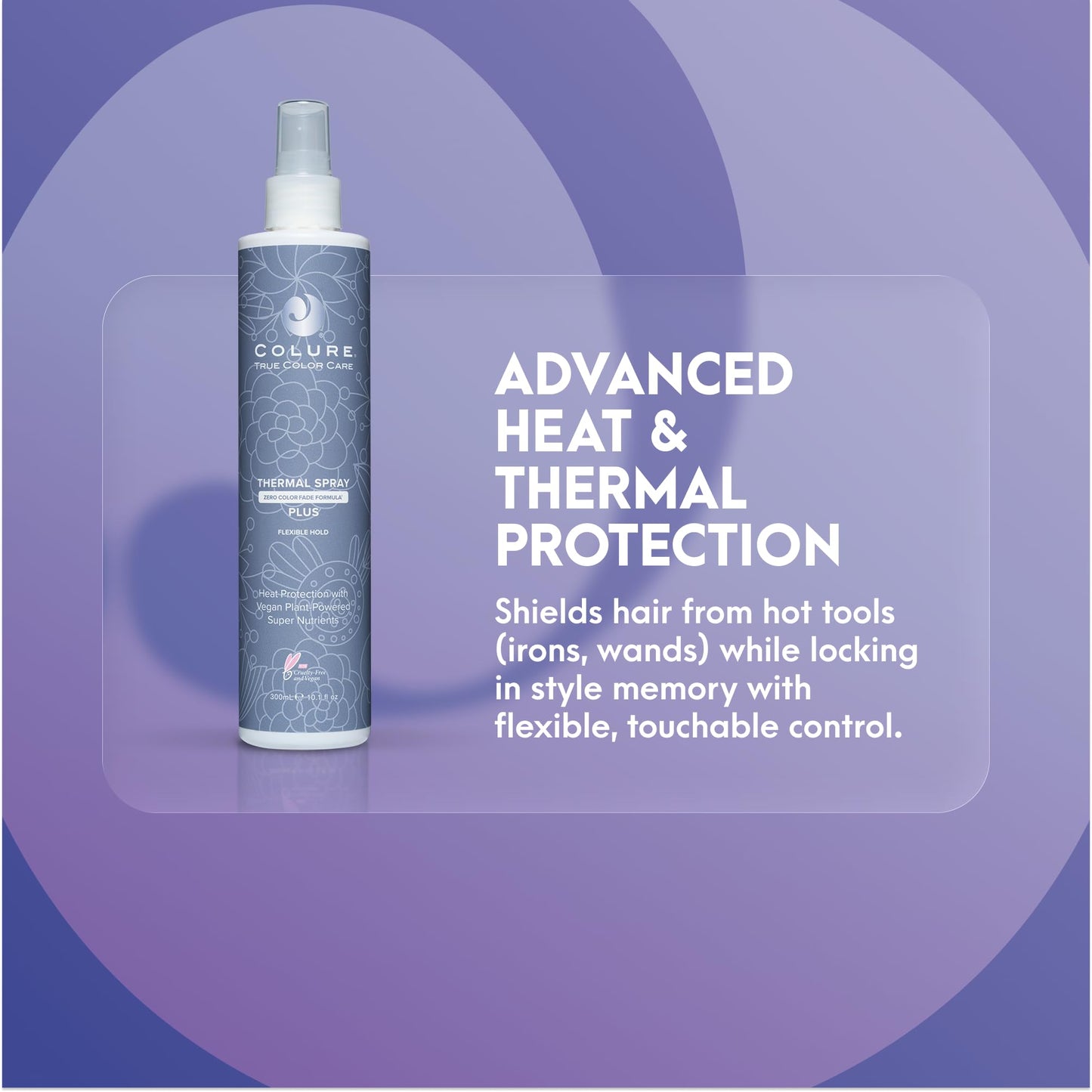 COLURE Thermal Spray Plus 10 oz - Aerosol Free Heat Protectant and Volumizing Setting Spray for Lift and Flexible Hold Beauty & Personal Care COLURE