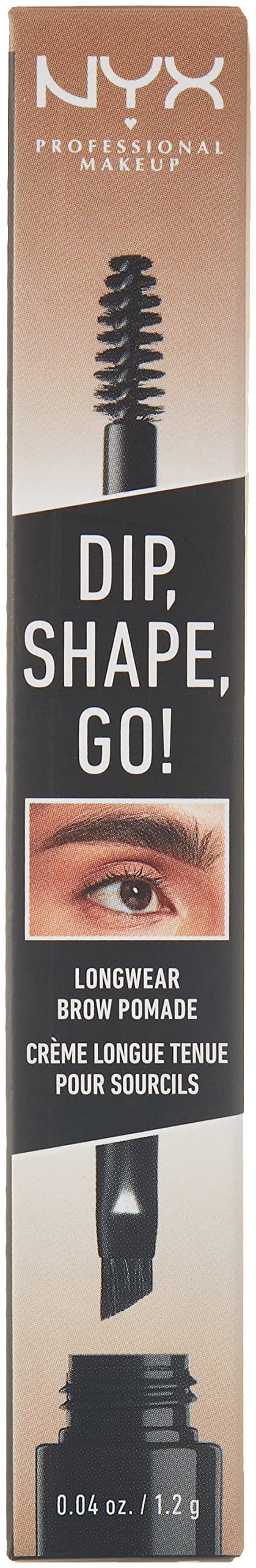 NYX PROFESSIONAL MAKEUP Dip, Shape, Go! Longwear Eyebrow Kit - Blonde Beauty & Personal Care NYX PROFESSIONAL MAKEUP