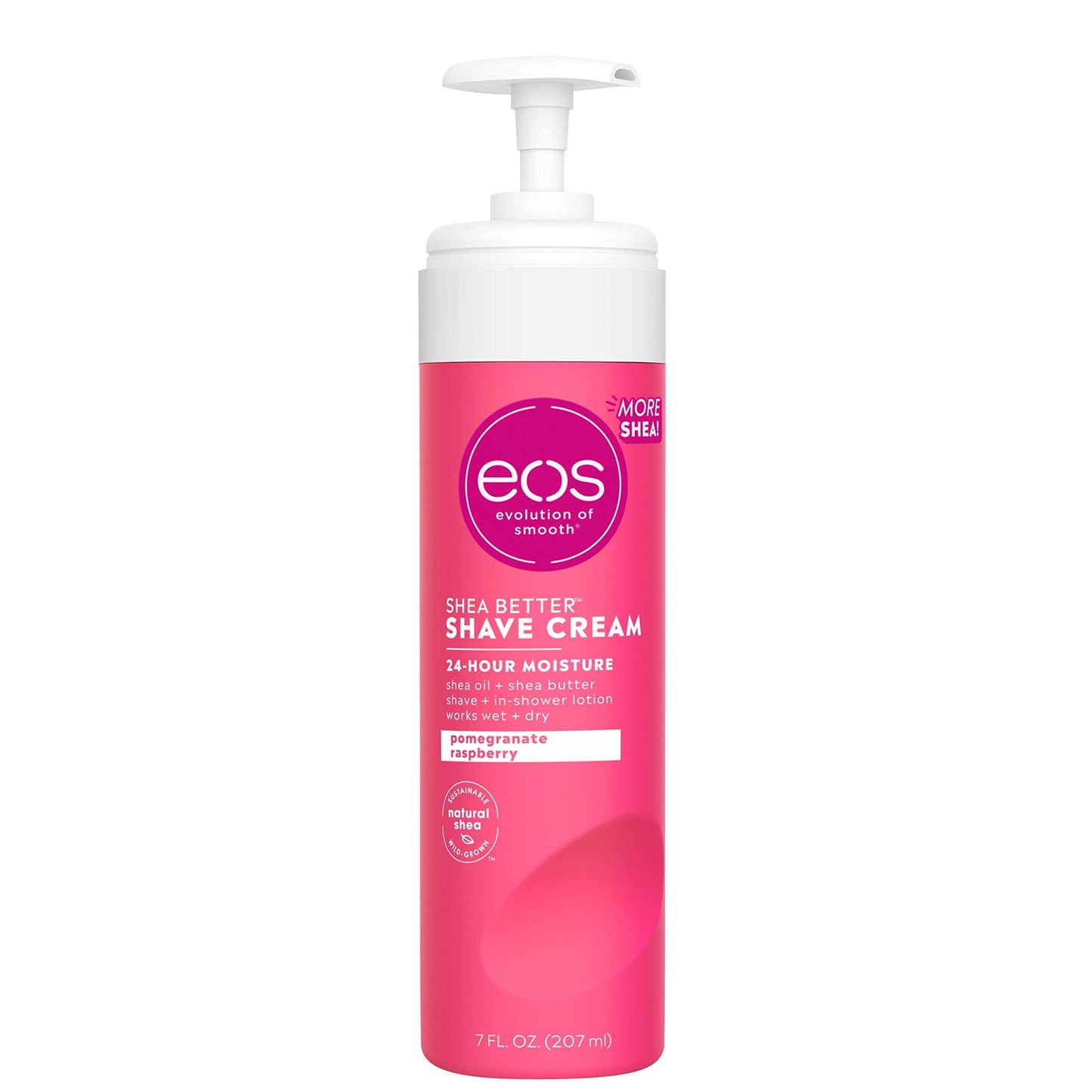 eos Shea Better Shaving Cream for Women - Pomegranate Raspberry - Shave Cream, Skin Care and Lotion with Shea Butter and Aloe - 24 Hour Hydration - 7 Beauty and Personal Care eos