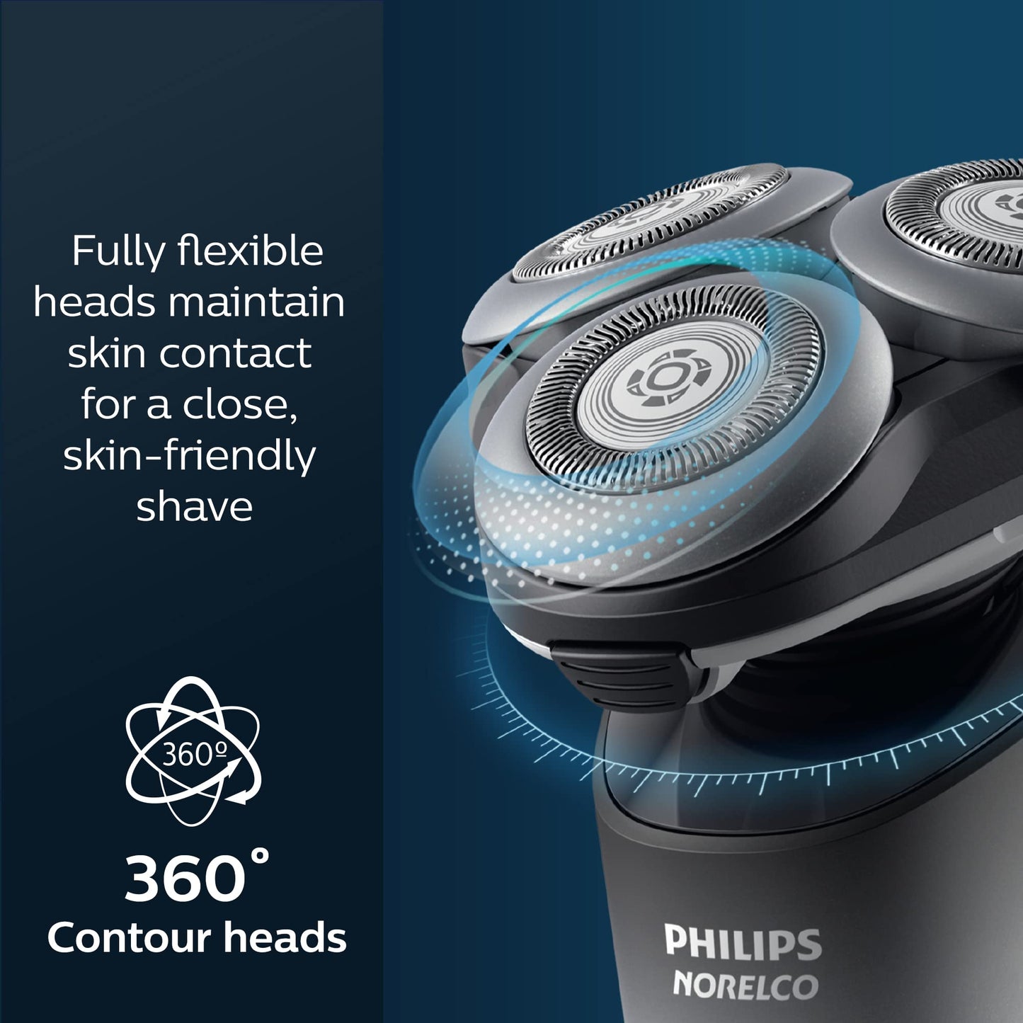 Philips Norelco Shaver 5000X, Rechargeable Wet & Dry Shaver with Precision Trimmer and Storage Pouch, X5006/85 Beauty and Personal Care Norelco