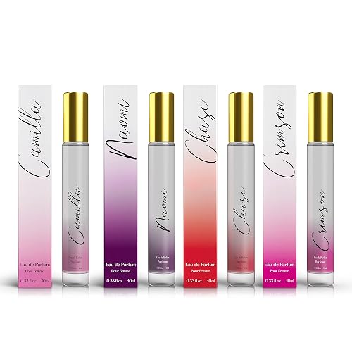 Rollerball Perfume Set for Women - INSPIRED by A WORLD RENOWNED WOMEN'S PERFUME - Jasmine, Musk, Yuzu, Vanilla - Sweet, Elegant, Floral, Long-Lasting Beauty & Personal Care Regal Fragrances