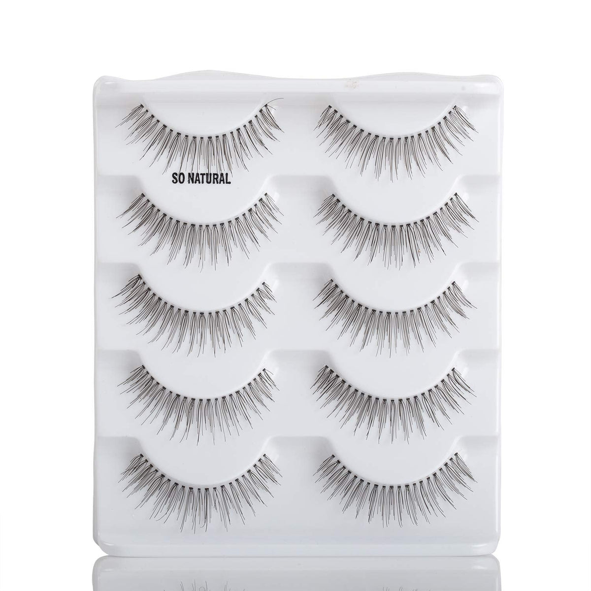 ALICE Lashes 110 Natural Hand Knotted False Eyelashes 5 Pairs Multipack Beauty & Personal Care ALICE