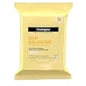 Neutrogena Skin Balancing Micellar Cleansing Cloths Makeup Remover Nourishing Wipes with 100% Plant-Based Fibers, Vitamin E & Pro-Vitamin B5 Beauty & Personal Care Neutrogena
