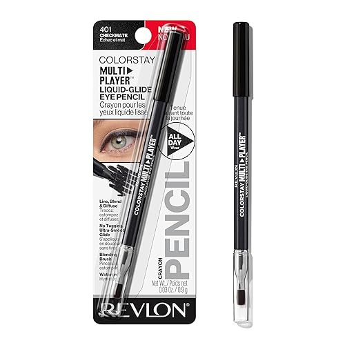 REVLON ColorStay Multiplayer Liquid-Glide Eye Pencil, Multi-Use Makeup With Blending Brush, Blends Then Sets, Creamy Texture, Waterproof Beauty & Personal Care REVLON