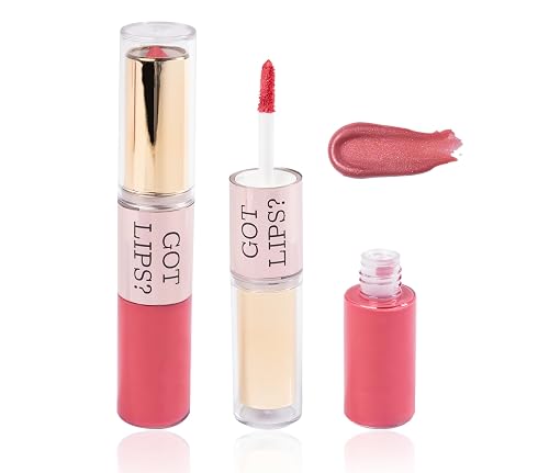 Got Lips? 2in1 Matte Lipstick & Liquid Lipgloss Lipstick - Richly Pigmented, Nourishing, Hydrating, Lightweight Velvety, Kissable, Anti-Smudging, Long Beauty & Personal Care got? WE GOT THE SOLUTIONS!