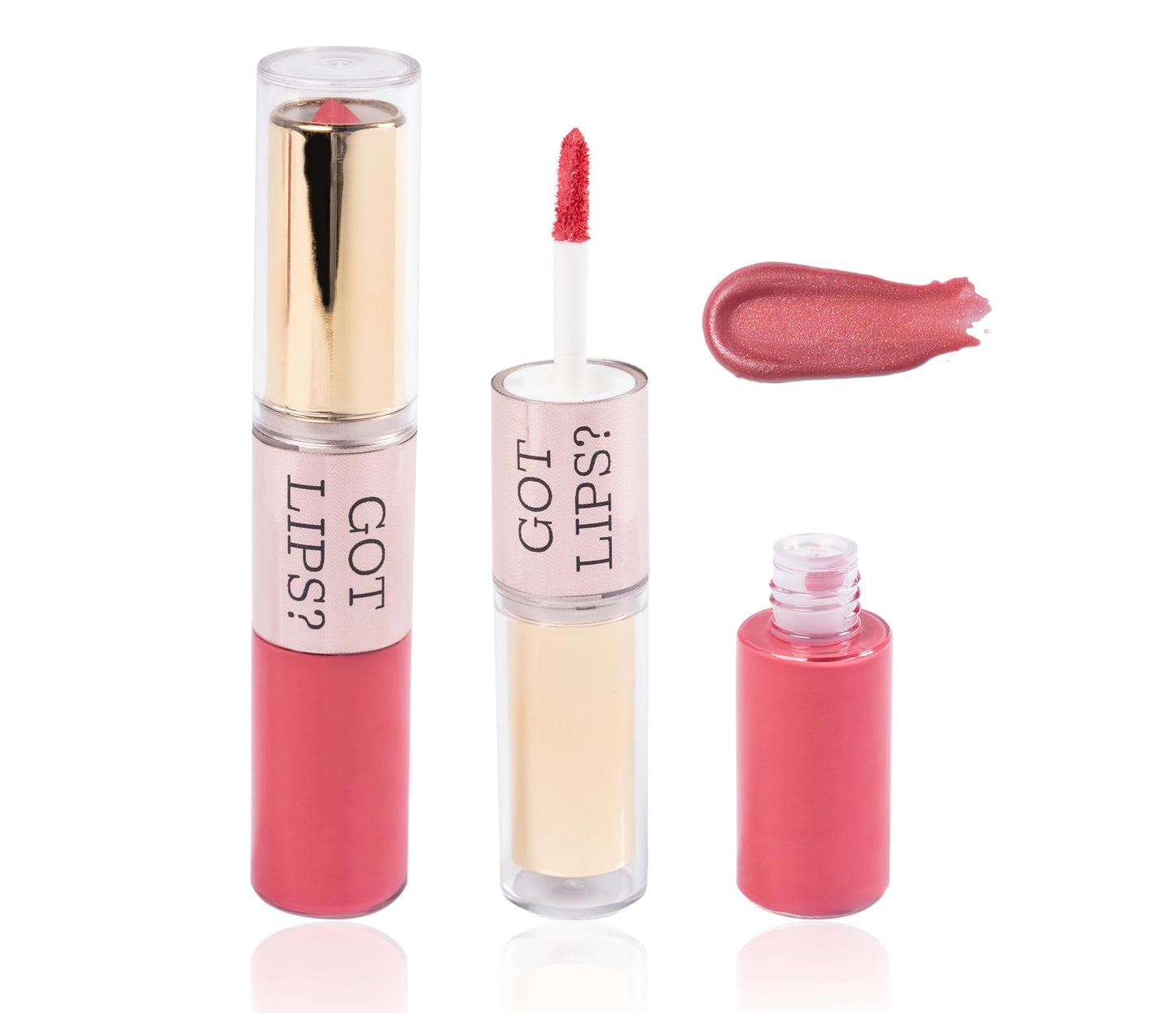 Got Lips? 2in1 Matte Lipstick & Liquid Lipgloss Lipstick - Richly Pigmented, Nourishing, Hydrating, Lightweight Velvety, Kissable, Anti-Smudging, Long Beauty & Personal Care got? WE GOT THE SOLUTIONS!