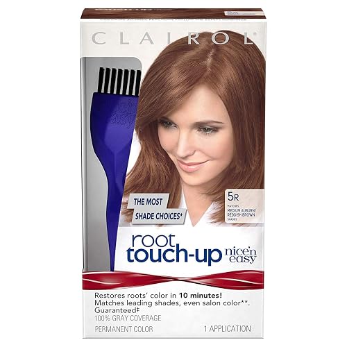 ClAIROL Nice 'n Easy Root Touch-Up 5R Medium Auburn/Medium Reddish Brown 1 Each ( Pack of 4) Beauty & Personal Care NICE 'N EASY