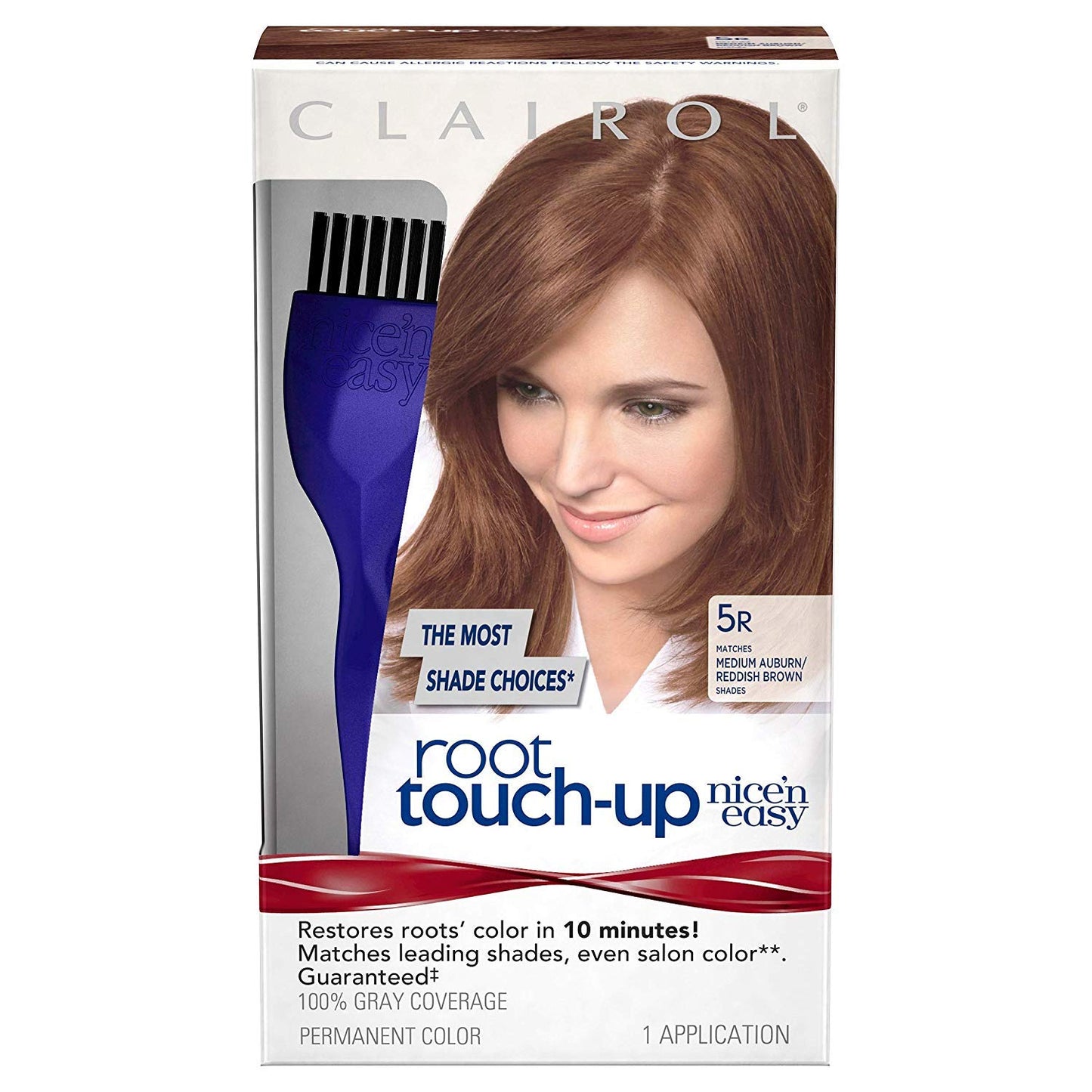 ClAIROL Nice 'n Easy Root Touch-Up 5R Medium Auburn/Medium Reddish Brown 1 Each ( Pack of 4) Beauty & Personal Care NICE 'N EASY