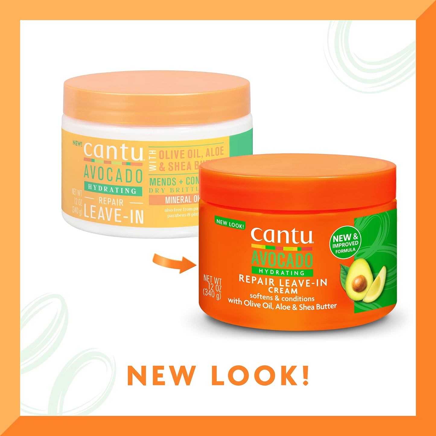 Cantu Avocado Hydrating Repair Leave-In Conditioning Cream, 12 Ounce Beauty & Personal Care Cantu