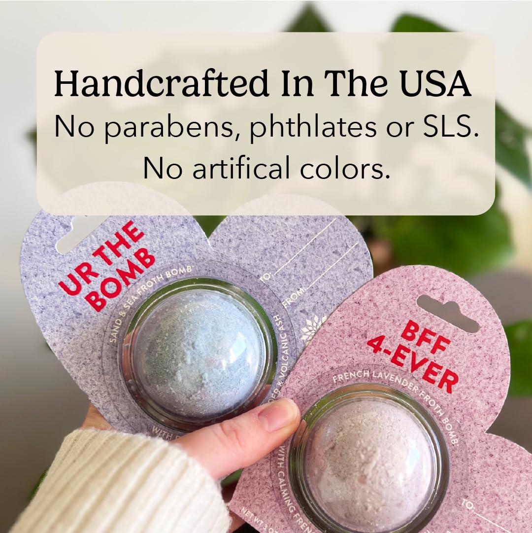 PACHA SOAP Co. Bath Bomb Cards, UR The Bomb, 3-Pack - Scents of Sand & Sea, Nourishing, Moisturizing, Naturally Derived & Handcrafted in The USA Beauty & Personal Care Pacha Soap Co