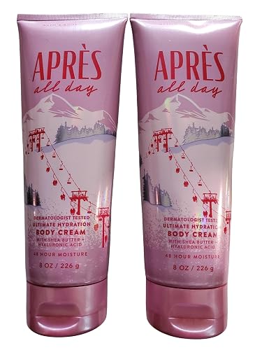 Bath & Body Works Après All Day Ultimate Hydration Body Cream 8 Ounces Pack of 2 Beauty & Personal Care Bath & Body Works