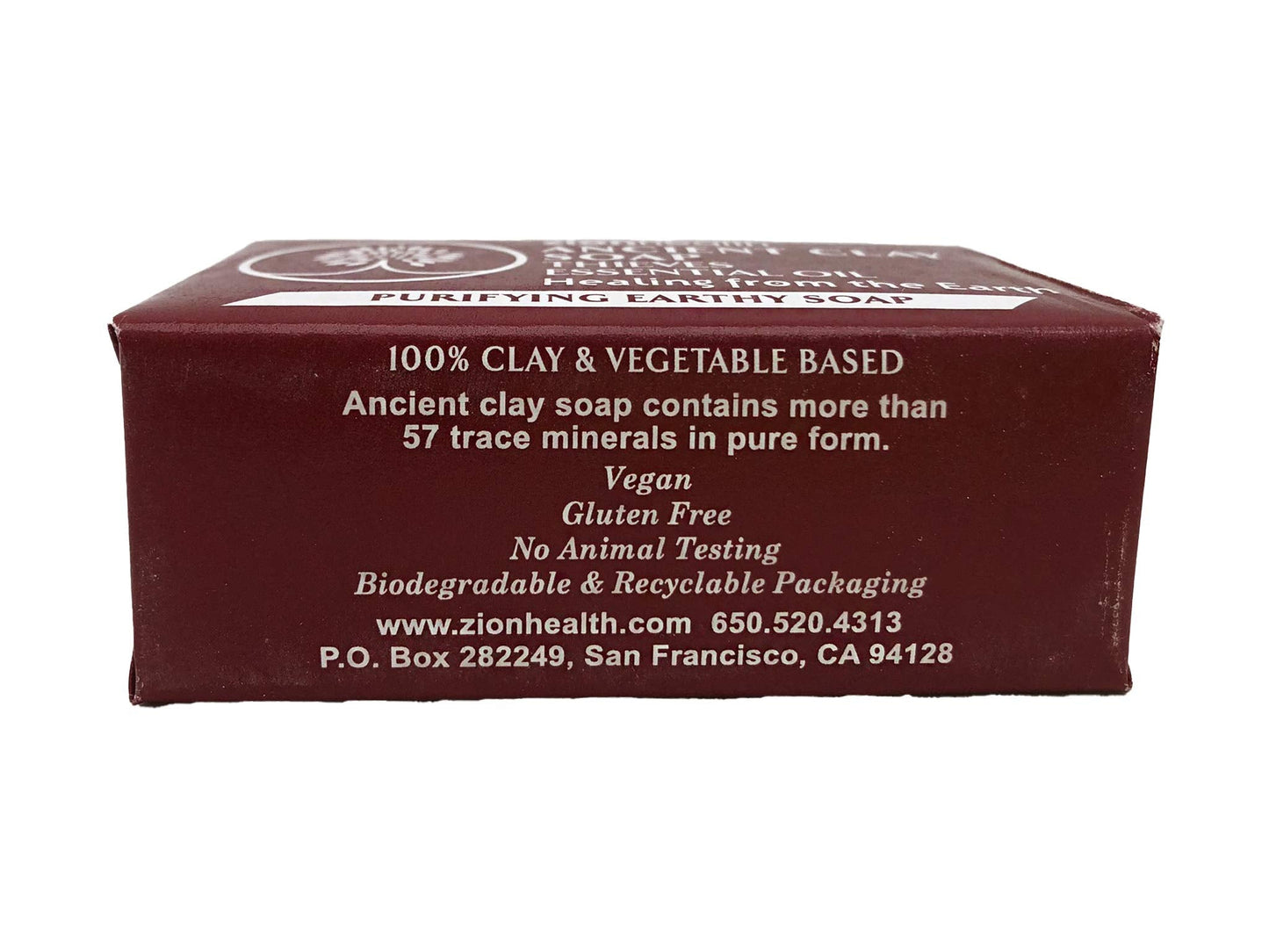 Zion Health Ancient Clay Natural Soap Grave Robber Oil 6 oz Bar Soap Beauty & Personal Care Zion Health