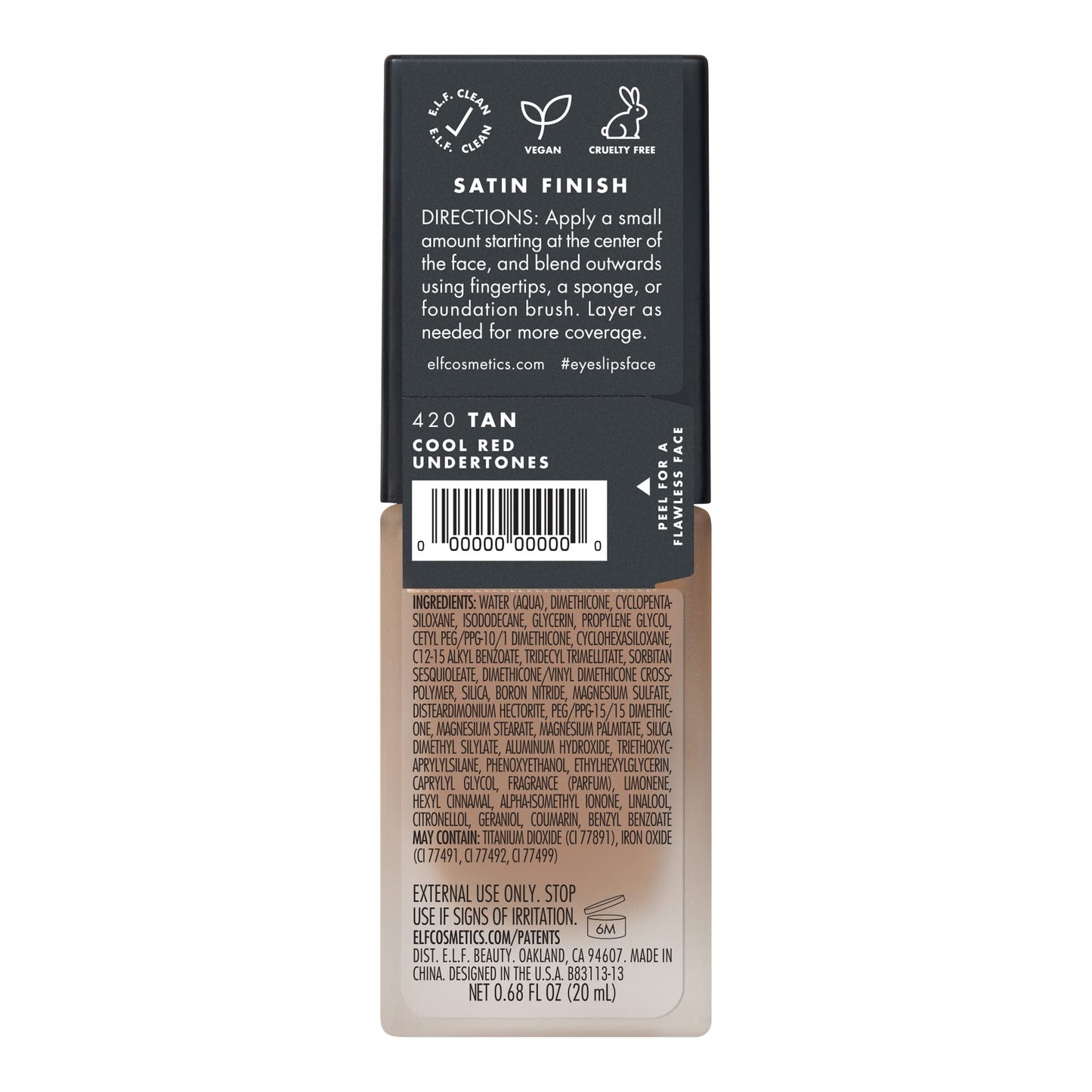 e.l.f. Studio Flawless Finish Foundation Buff, 0.68 Ounce Beauty & Personal Care e.l.f.