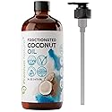 Fractionated Coconut Oil for Skin Moisturizer with Pump Massage Oils Best Carrier for Essential Oils Mixing Body OUL for Dry Skin Moisturizer Natural Beauty & Personal Care Premium Nature