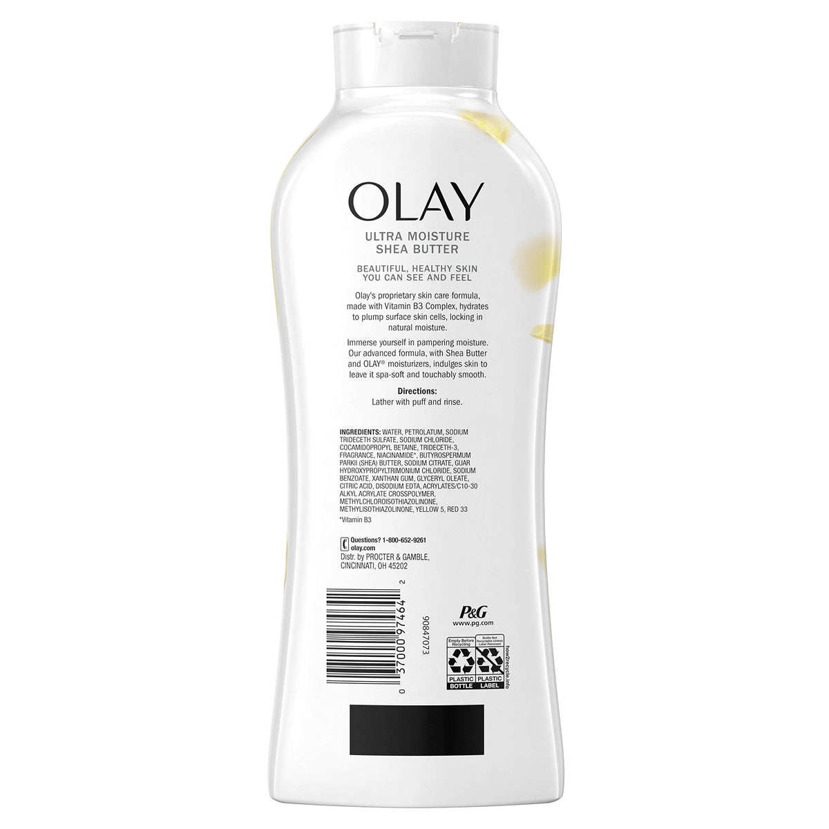 Olay Body Wash Ultra Moisture Shea 22Z Beauty & Personal Care Olay