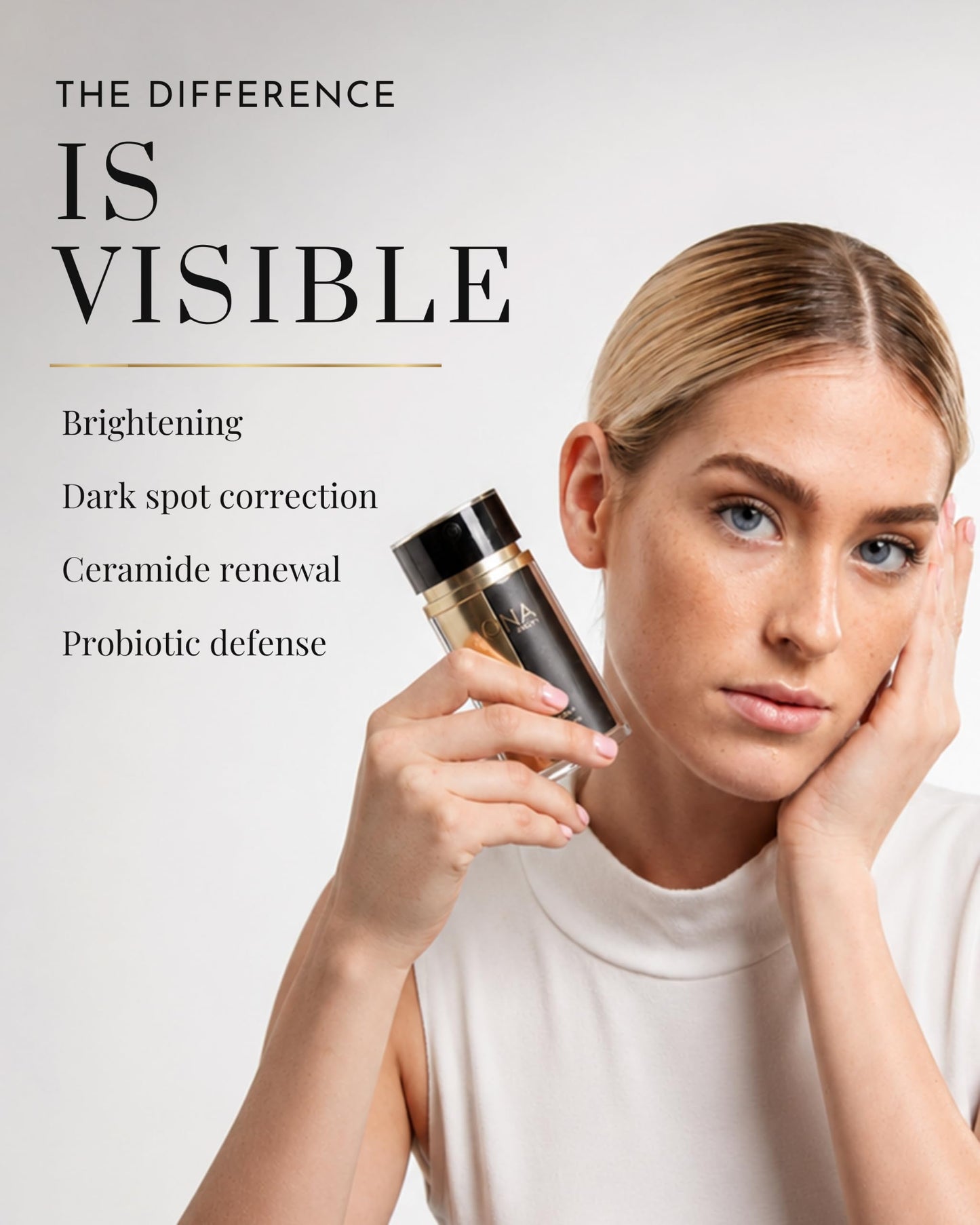 ILONA Beyond C | Anti Aging & Brightening Dual Face Serum | Vitamin C, Niacin & Probiotics for Age Spot Correction & Even Skin Tone | 1.2 oz. Beauty & Personal Care ILONA