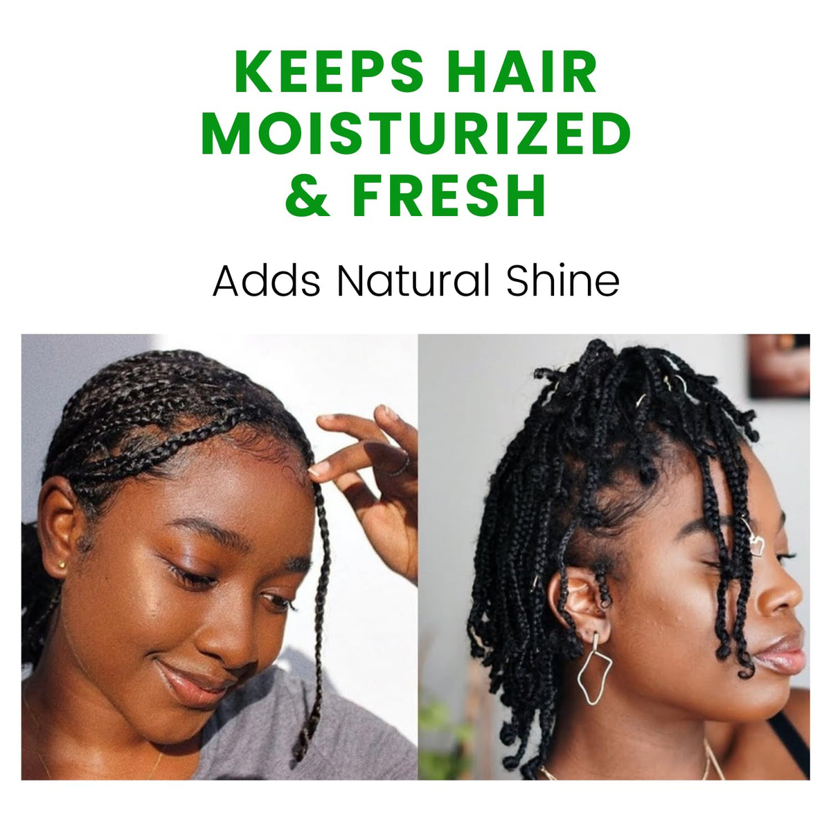 The Roots Naturelle Braid Sheen Braid Spray | 12 Fl Oz | Leave-in Conditioner with Shea Butter | Enriched with Vitamins and Essential Oils | Beauty & Personal Care The Roots Naturelle