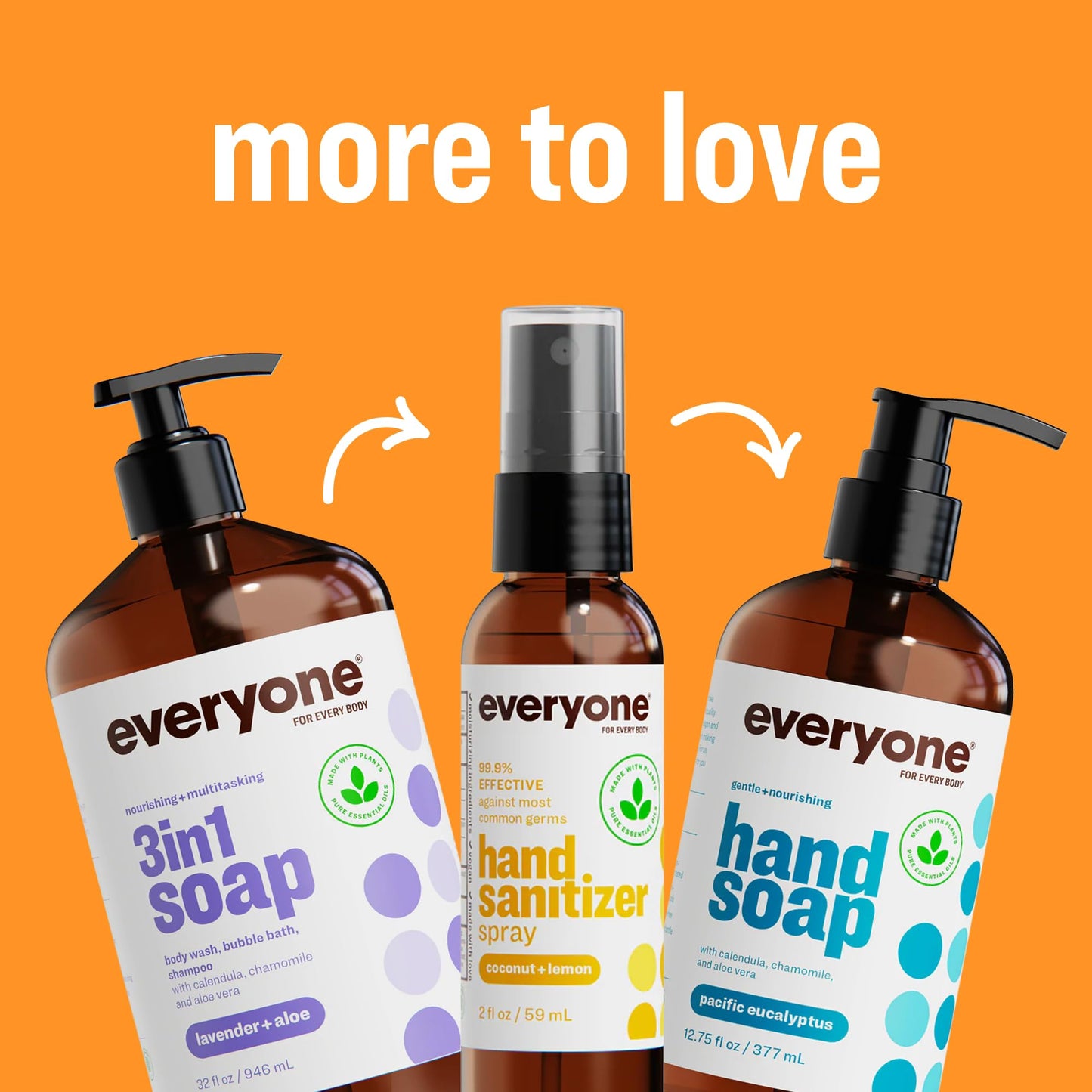 Everyone Liquid Hand Soap, 12.75 Ounce (Pack of 3), Apricot and Vanilla, Plant-Based Cleanser with Pure Essential Oils Beauty & Personal Care everyone for every body