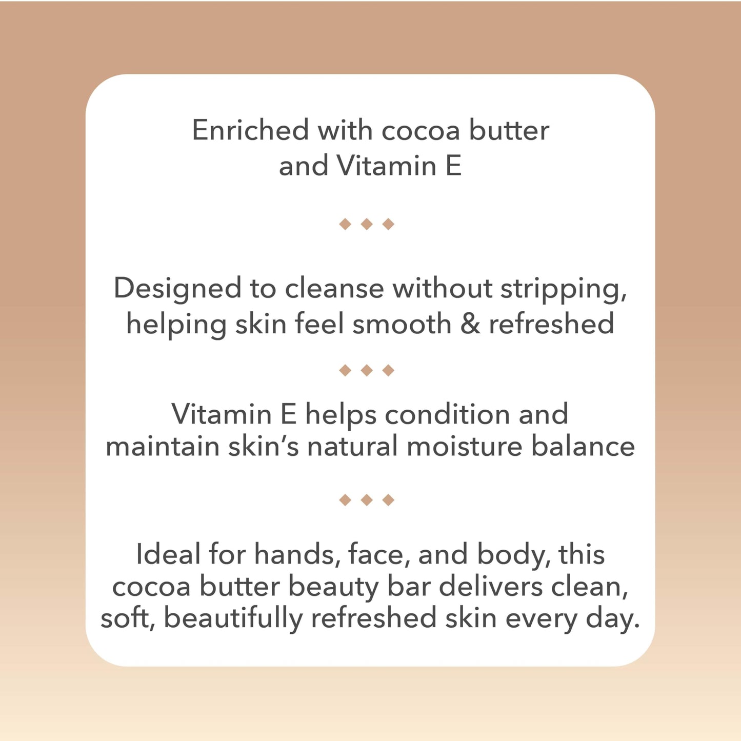 Awaken Cocoa Butter Bar Soap with Vitamin E, Moisturizing Body and Face Cleanser, Gentle Daily Bath Soap with Rich Creamy Lather, Nourishing Skincare Beauty & Personal Care Awaken by Quality Choice