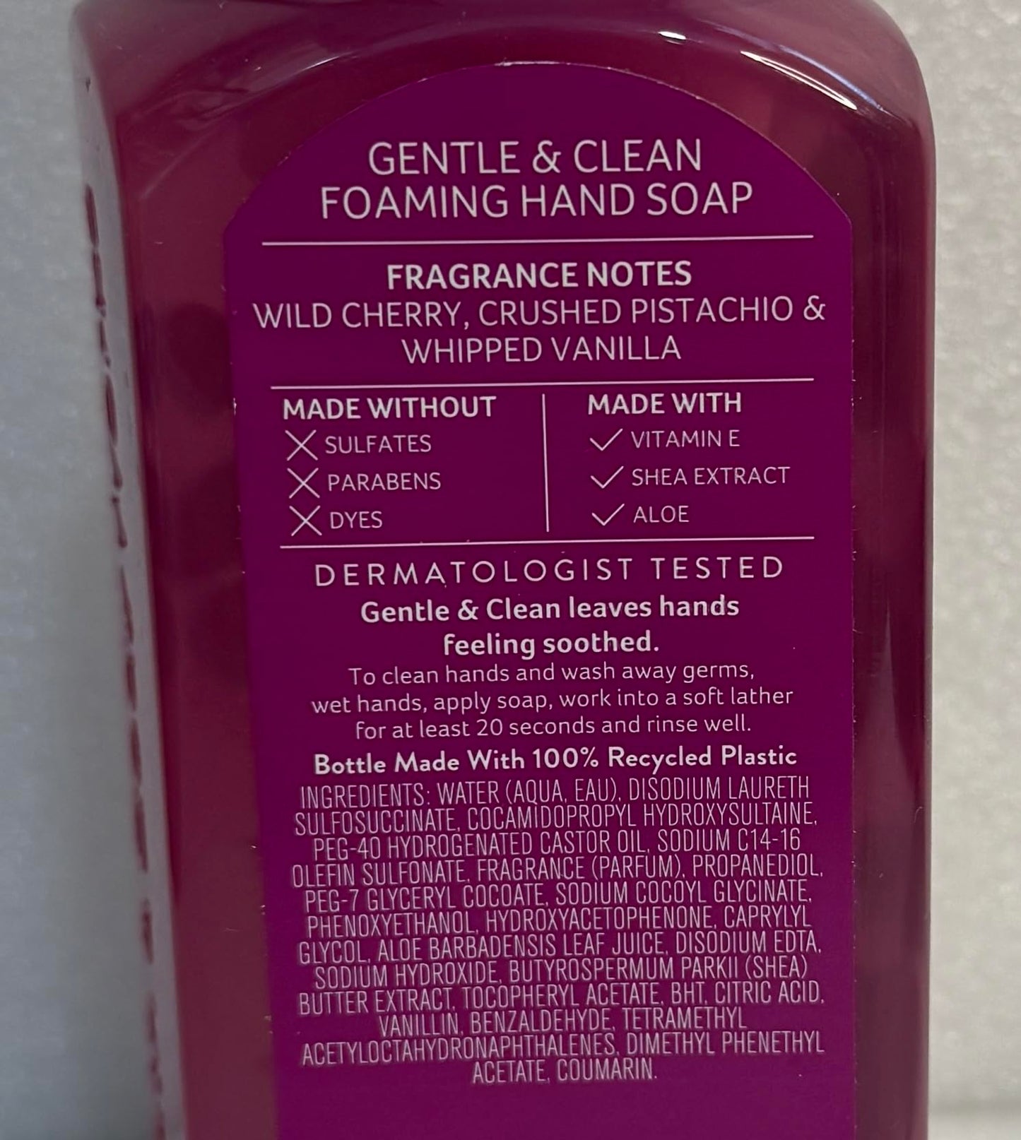 Bath and Body Works Sweetheart Cherry Gentle Foaming Hand Soap Pack of 2 Beauty & Personal Care Bath & Body Works