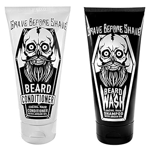 Grave Before Shave™ Beard Wash & Beard Conditioner Pack Beauty & Personal Care Grave Before Shave