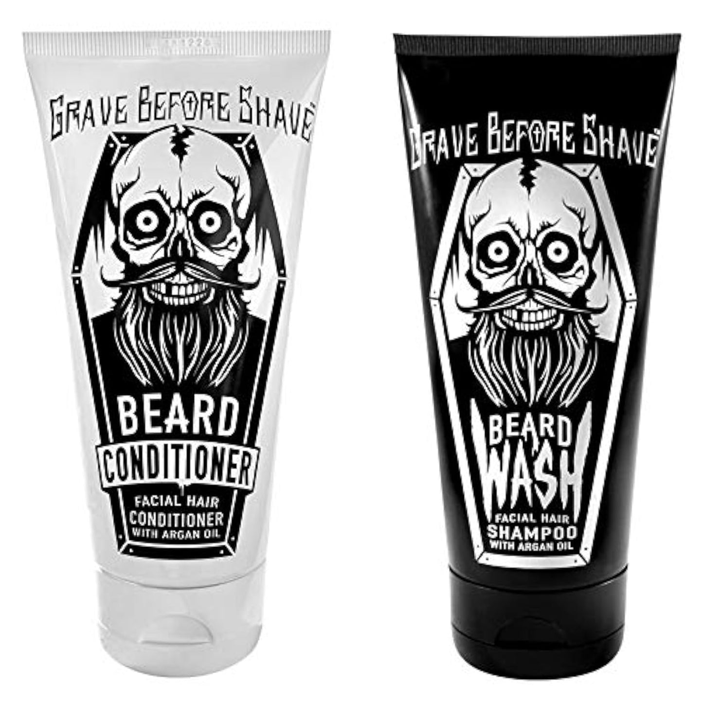 Grave Before Shave™ Beard Wash & Beard Conditioner Pack Beauty & Personal Care Grave Before Shave