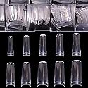 Clear Acrylic French Nail Tip BTArtbox 500pcs Half Cover Fake/False Nail with Case for Dip Powder Nail Salons and DIY Nail Art, 10 Sizes Beauty & Personal Care BTArtbox