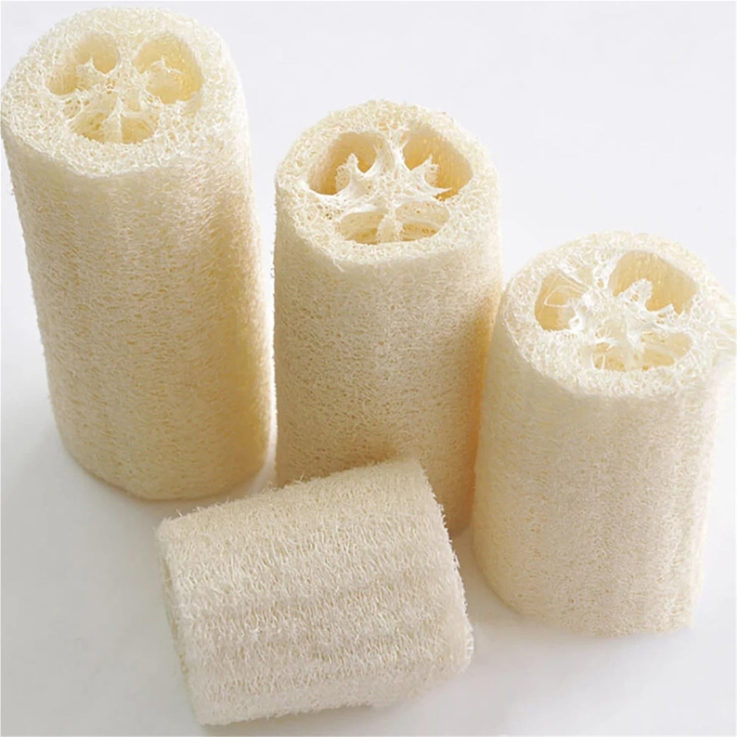 Yianntro 6pcs Natural Loofah Loofa Bath Body Shower Sponge Kitchen Cleaing Scrubber Scrub Pad Beauty and Personal Care Yianntro