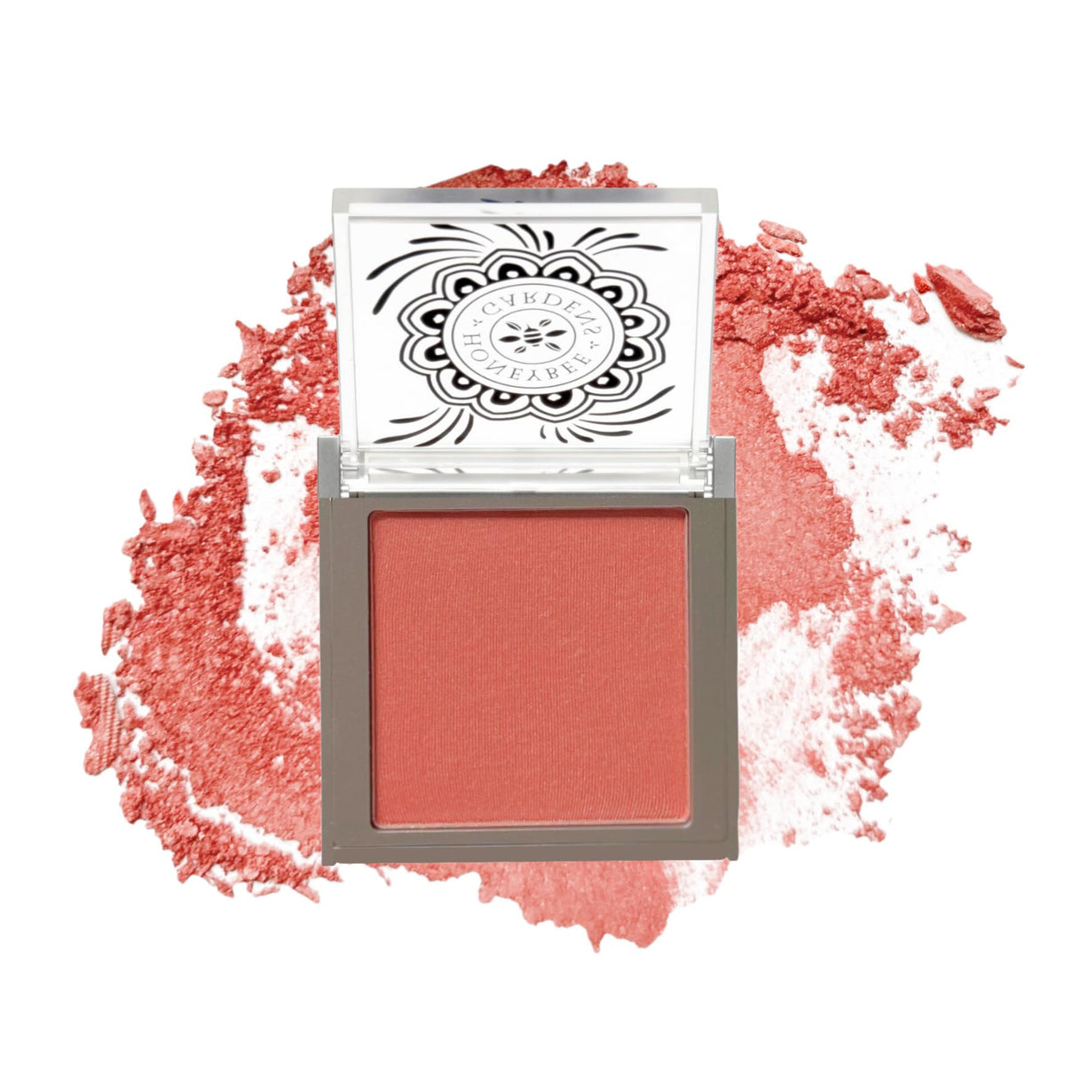Honeybee Gardens Complexion Perfecting Blush in Euphoria, Cool Peachy Pink, Vegan & Gluten-Free, 8.5g Beauty & Personal Care Honeybee Gardens