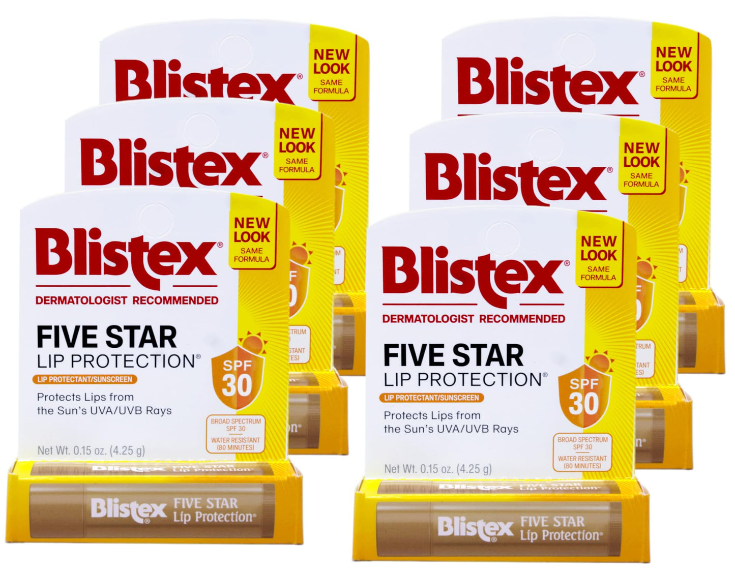 Blistex Five Star Lip Protection.15 Ounce (Pack of 6) Beauty and Personal Care Blistex
