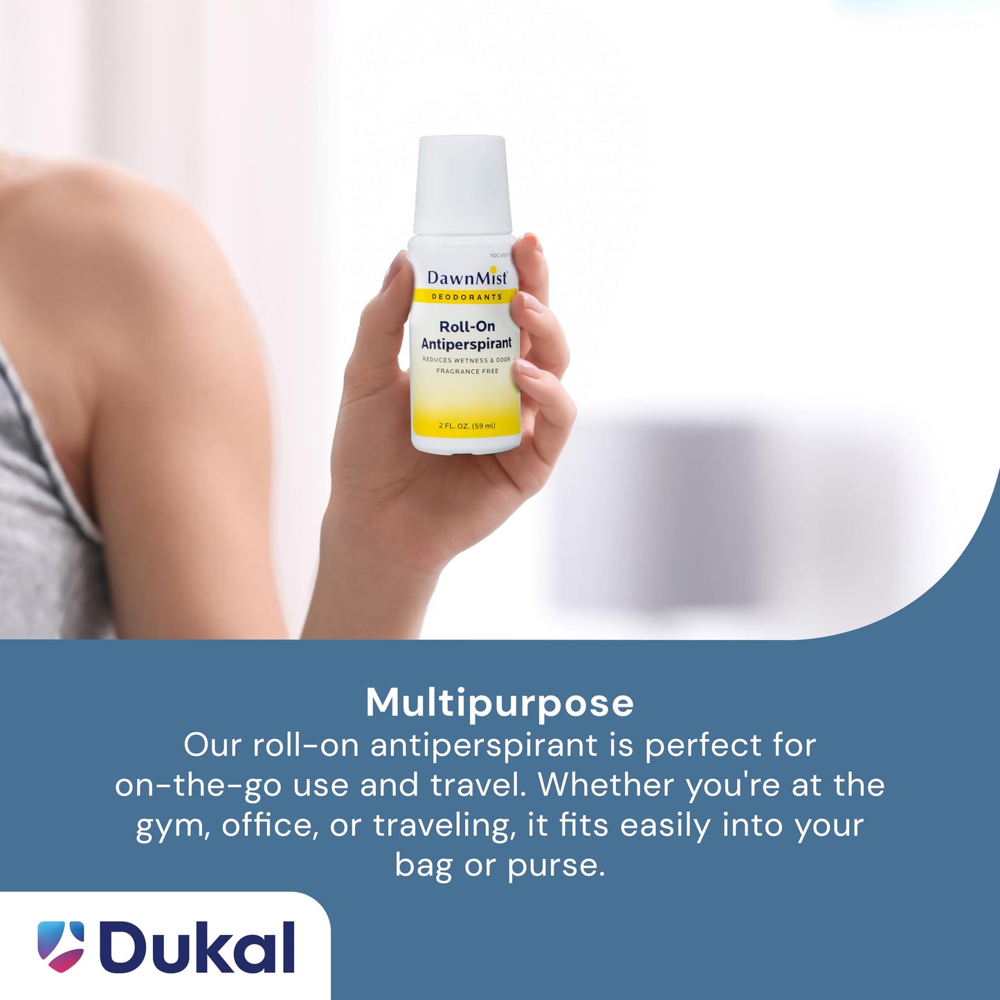 Dukal Dawn Mist Antiperspirant Deodorant, 2 oz., Unscented, Roll-On (Pack of 96) RD20 Beauty and Personal Care DawnMist