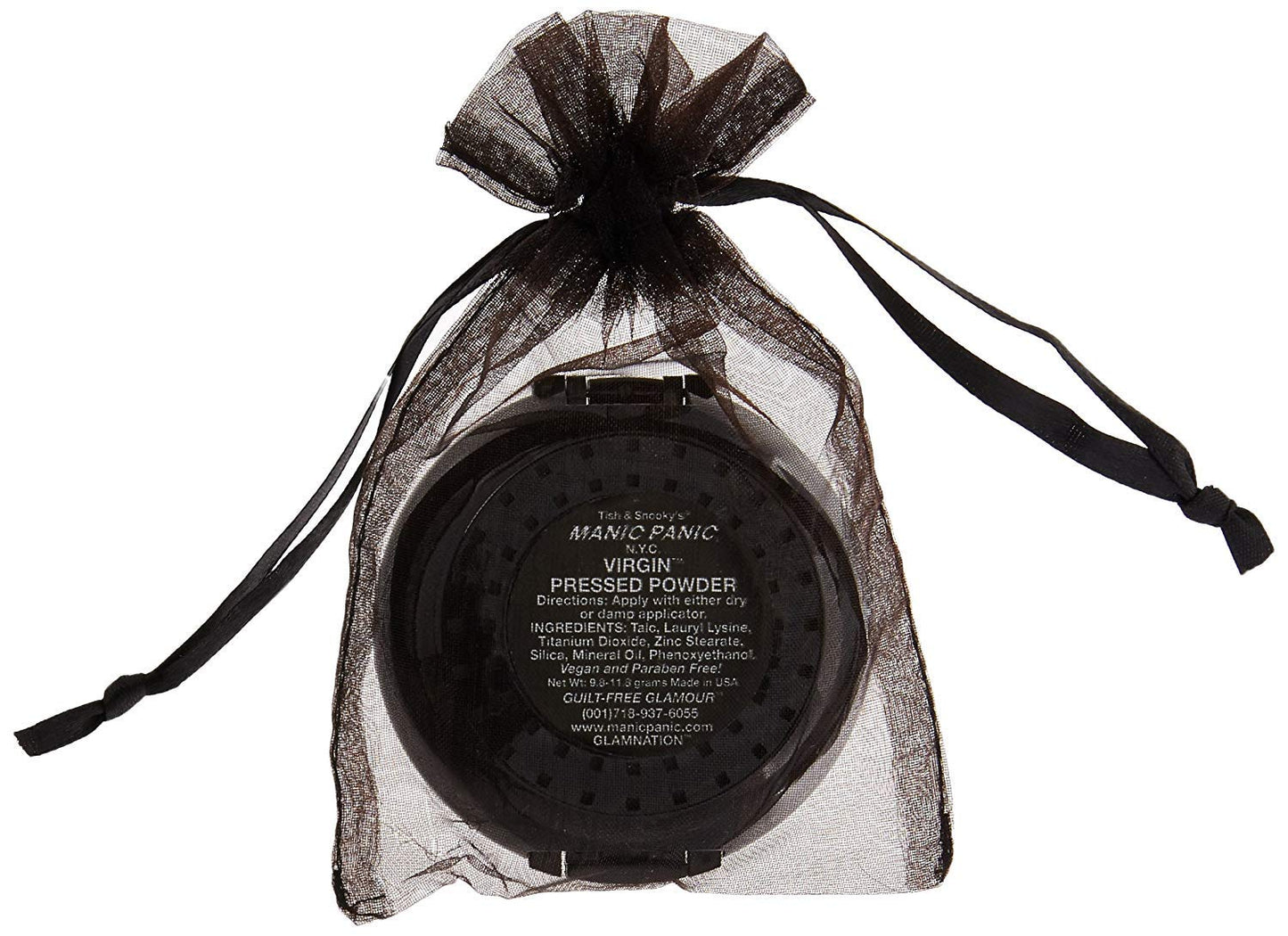 MANIC PANIC Vampyre's Veil Virgin White Pressed Powder - Matte Setting Powder for Cosplay, Theatrical & Goth Makeup - Full Coverage Face Makeup Beauty & Personal Care MANIC PANIC