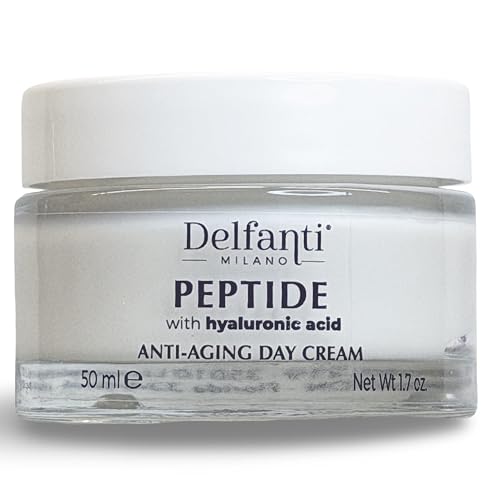 Delfanti-Milano • PEPTIDE with Hyaluronic Acid • ANTI-AGING DAY CREAM • Made in Italy Beauty & Personal Care Delfanti-Milano
