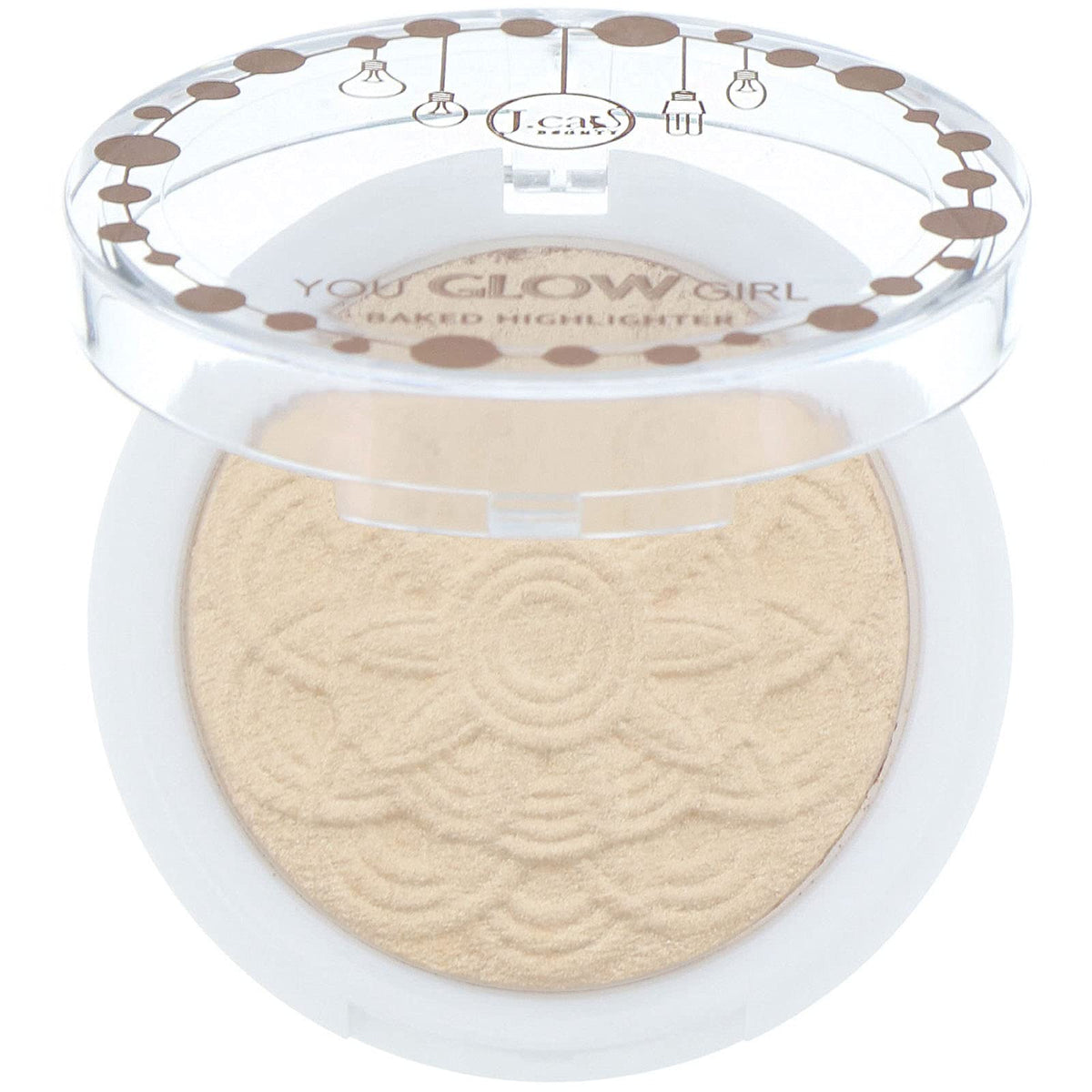 J.CAT BEAUTY You Glow Girl Baked Highlighter - Moon Light