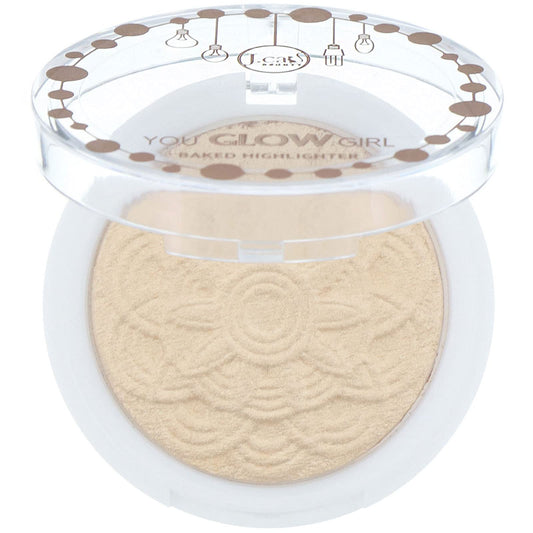 J.CAT BEAUTY You Glow Girl Baked Highlighter - Moon Light