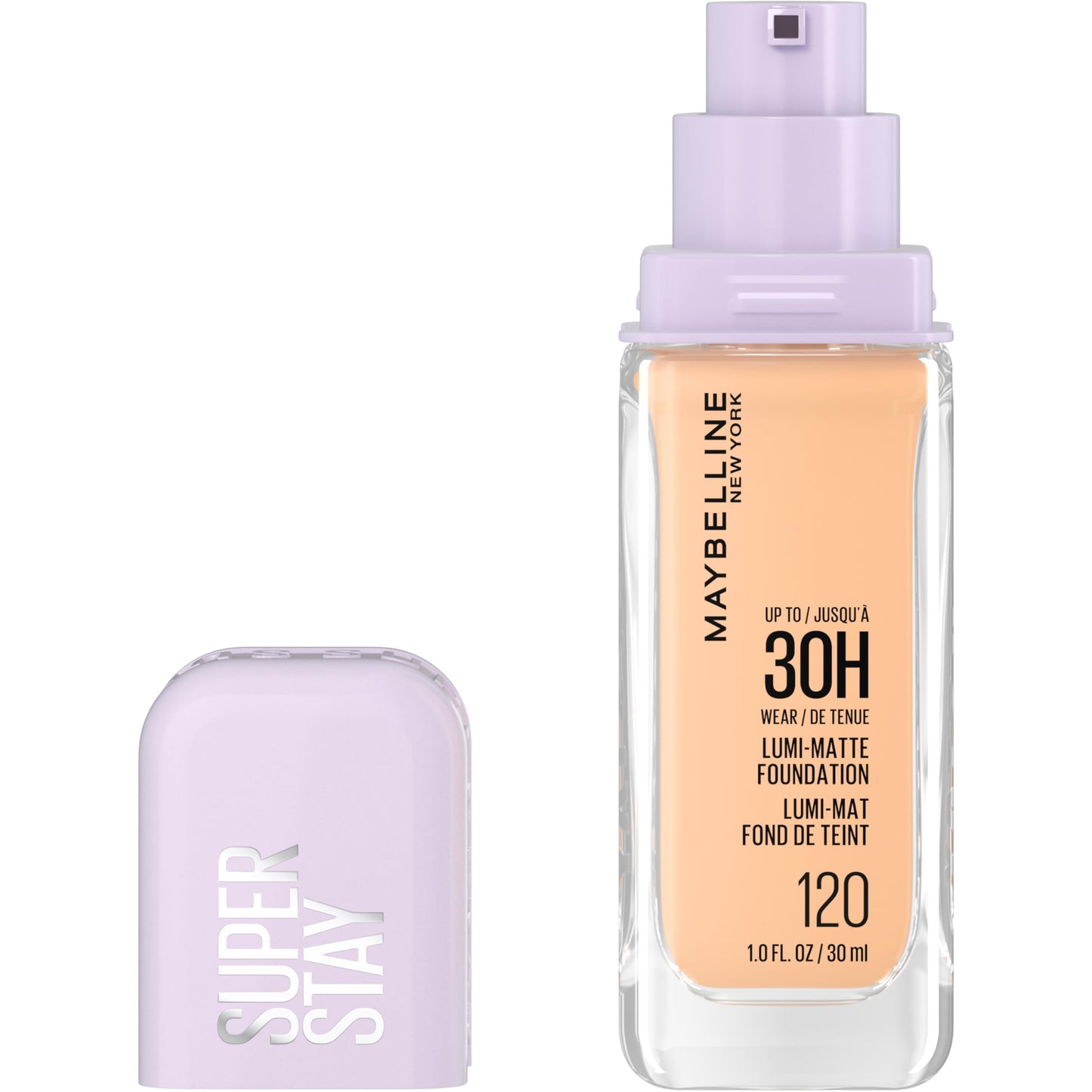 Maybelline Super Stay Lumi-Matte Foundation, Lightweight and Buildable Full Coverage Foundation Makeup For Up To 30HR Wear, 120, 1 Count Beauty and Personal Care MAYBELLINE