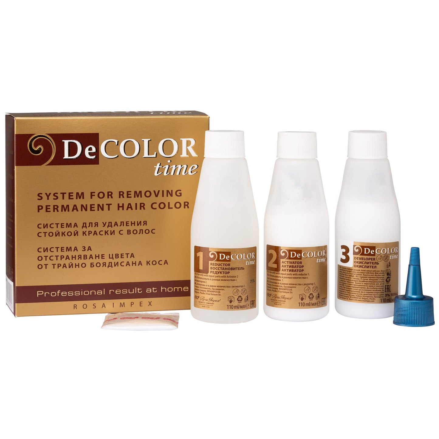Colour Removal System from a Permanently Dyed Hair - Professional Result at Home! Beauty & Personal Care Color time